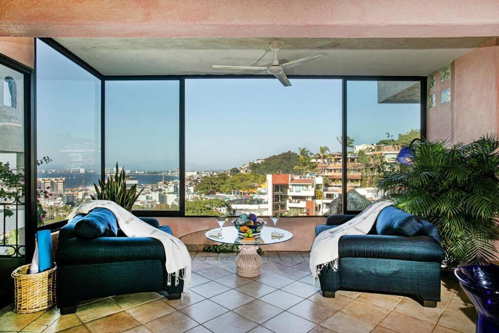 Amapas Oasis With Panoramic Views, Walk To Beach Puerto Vallarta Exterior foto