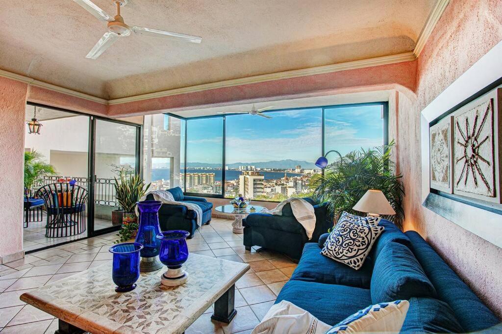 Amapas Oasis With Panoramic Views, Walk To Beach Puerto Vallarta Exterior foto